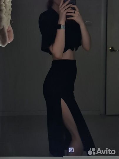 Вечерняя длинная юбка