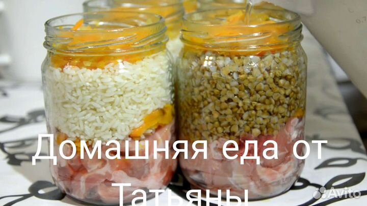 Тушёнка, каши с мясом