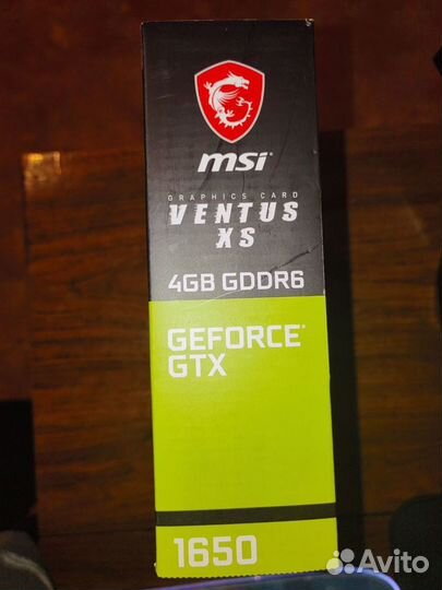 Видеокарта GTX 1650 4gb