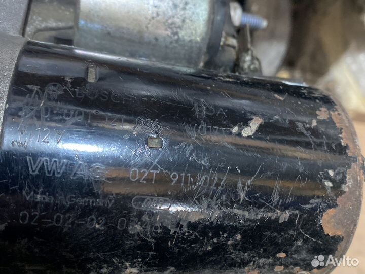 Стартер 02T911023E 1.2л Skoda Fabia Polo