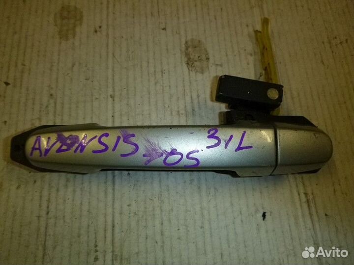 Ручка двери задней наружная левая toyota avensis I