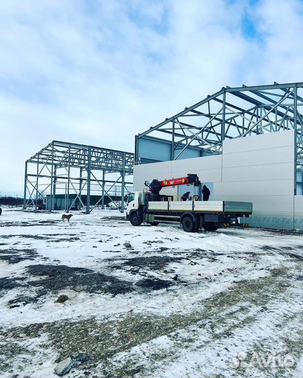 Строительство складов ангаров, под ключ