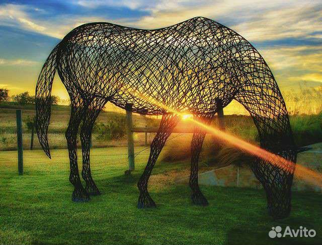 Скульптура из металла (металлоконструкции)