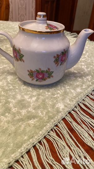 Чайник заварочный фарфоровый СССР