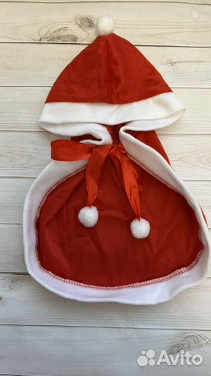 Новогодняя накидка для собак маленьких пород