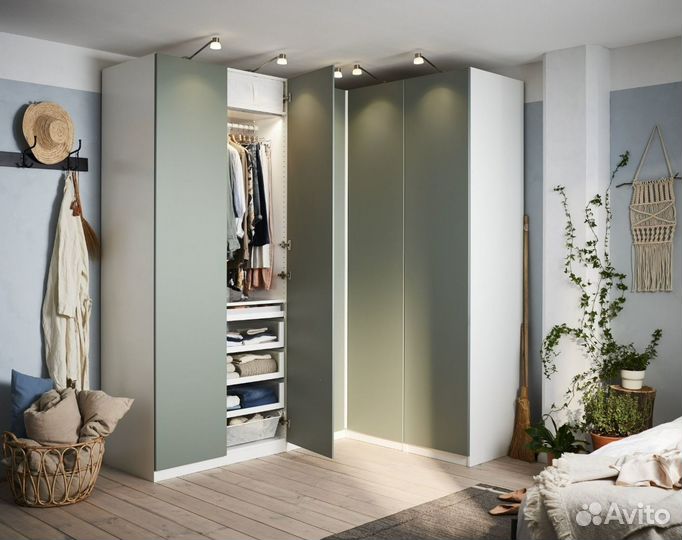 W6A9A6 Угловой Шкаф с Зеркалом