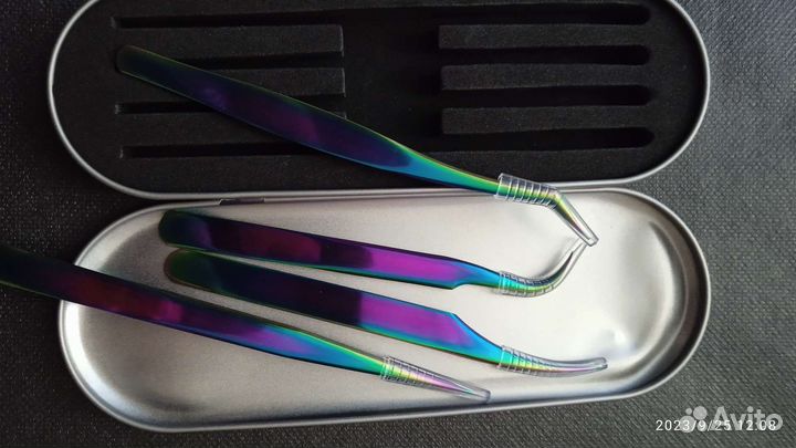 Пинцет для наращивания ресниц