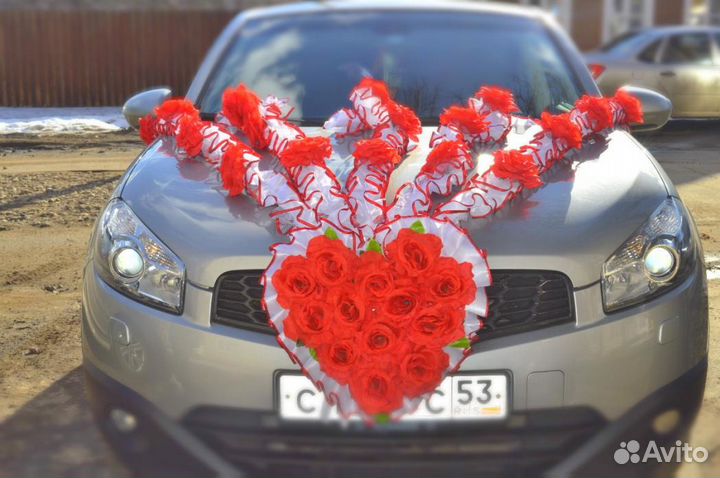 Украшения для свадебного авто