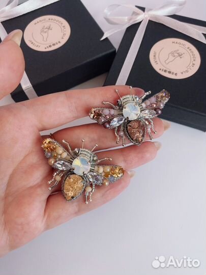 Брошь ручной работы
