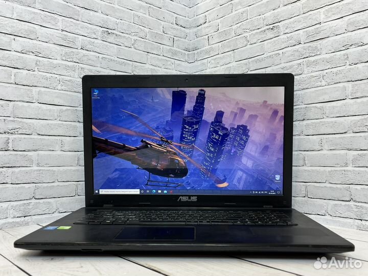Большой мощный ноутбук Asus 17д/12gb/SSD/Nvidia