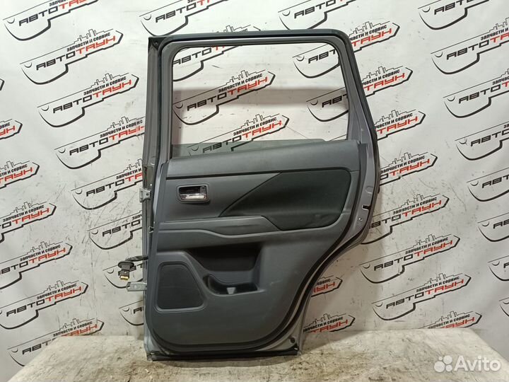 Дверь mitsubishi outlander GF2W GF3W GF4W GF7W GF8W GG2W GG3W 5730B390 задняя правая серый, U17 S351