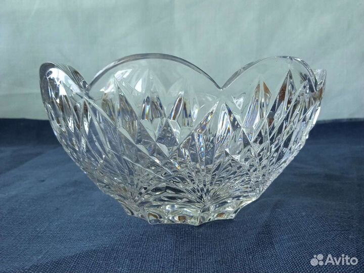 Хрустальная ваза конфетница салатник СССР