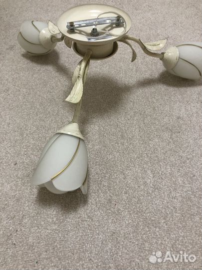 Люстра потолочная бу