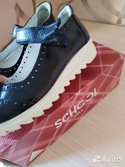Туфли школьные для девочки 35