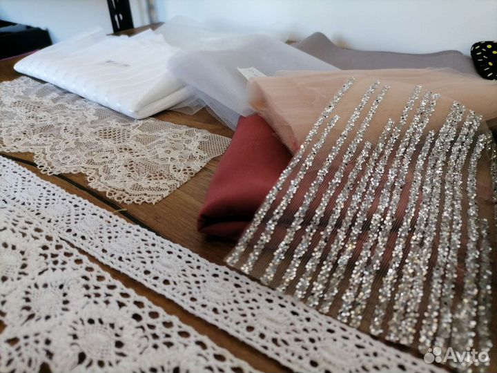 Кукольный набор, лоскуты, ткань