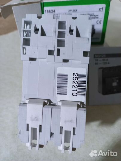 Schneider 18624 acti9 NG125N 2P25A