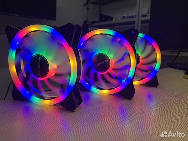 Корпусные вентиляторы 120мм с rgb