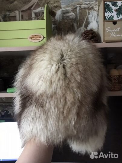 Шапка меховая советская из песца