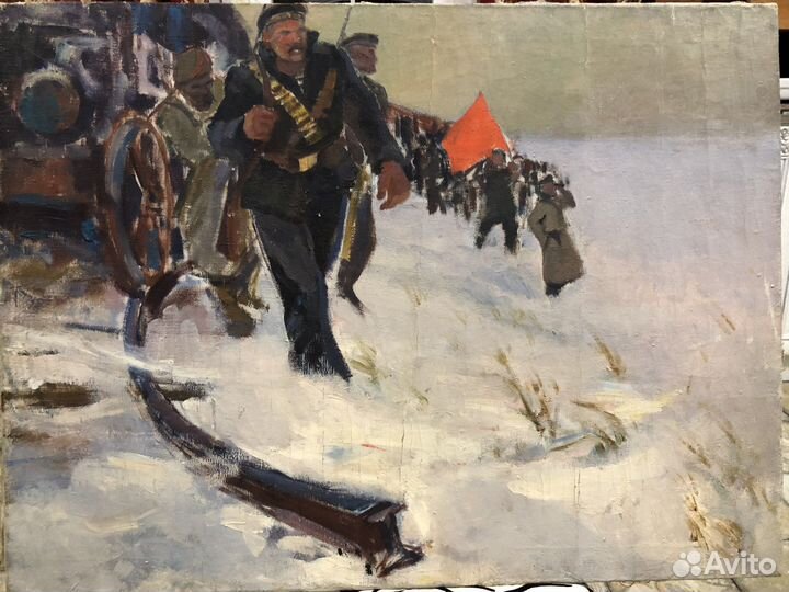 Картина х/м Наш паравоз, всегда в перед