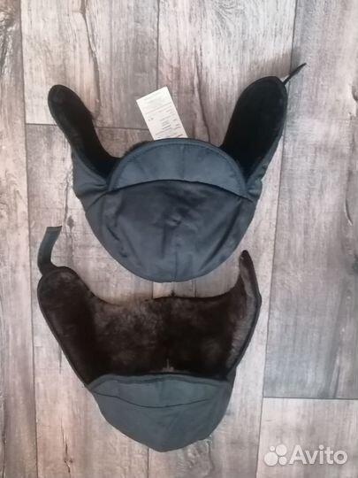 Шапка рабочая зимняя, натуральный мех