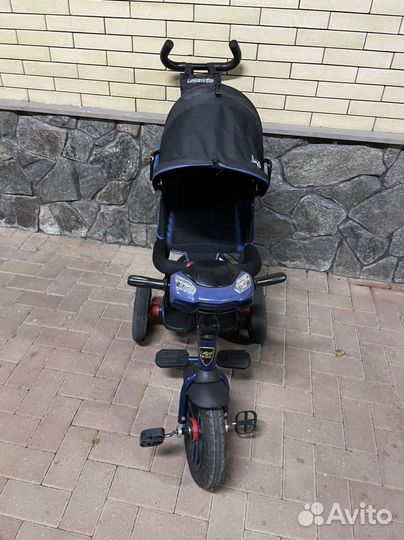 Детский велосипед с родительской ручкой