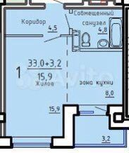 Квартира-студия, 28 м², 7/9 эт.
