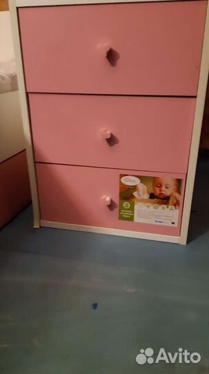 Детская кроватка трансформер с маятником