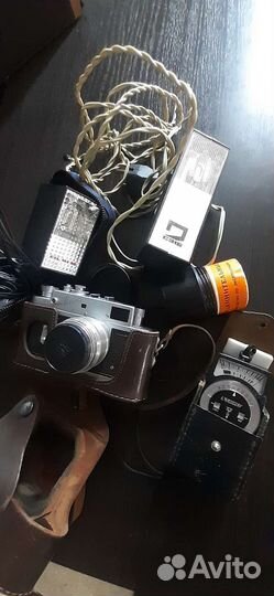 Фотоаппарат мир 2 вспышки кольца удл. Ленинград 7