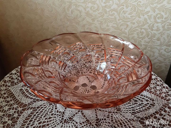 Винтаж. Цветной хрусталь / стекло