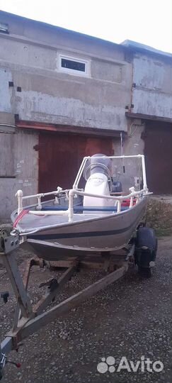 Лодка + мотор 9.9 + прицеп