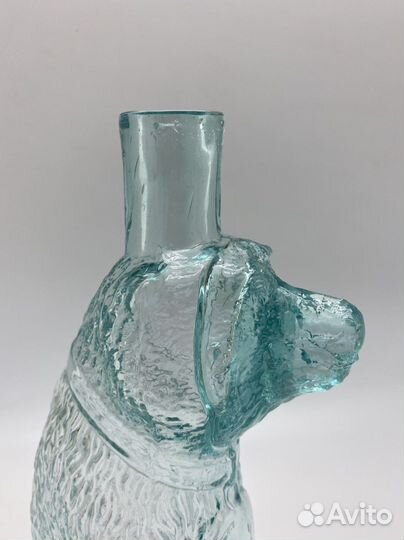 Стеклянная бутылка-штоф