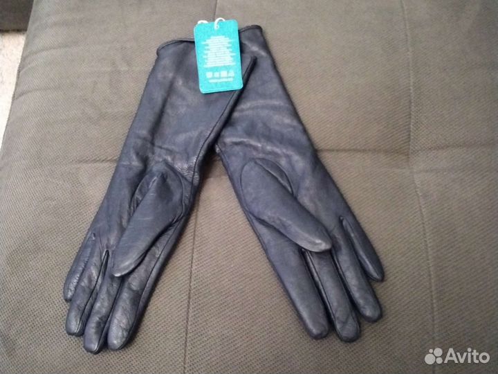 Перчатки кожаные женские
