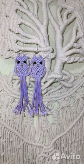 Серьги ручная работа