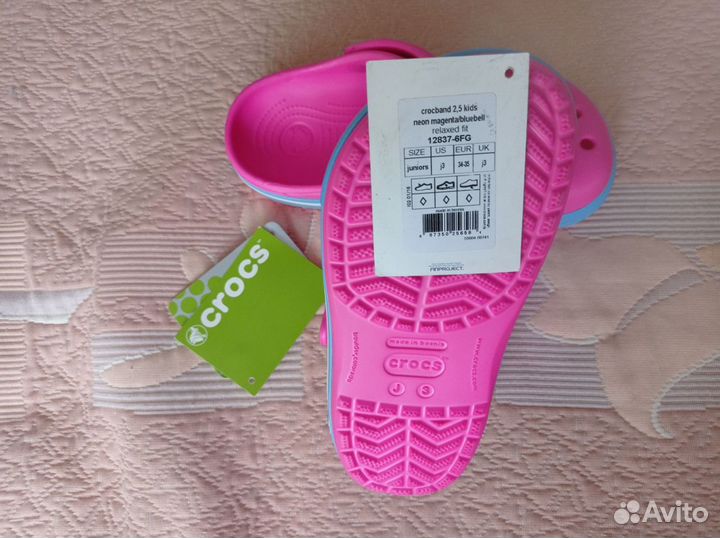 Обувь crocs для девочек, 34-35