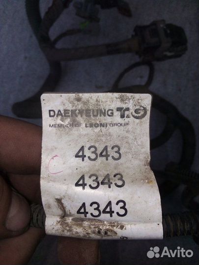 Проводка двигателя Chevrolet Cruze хэтчбек F16D3