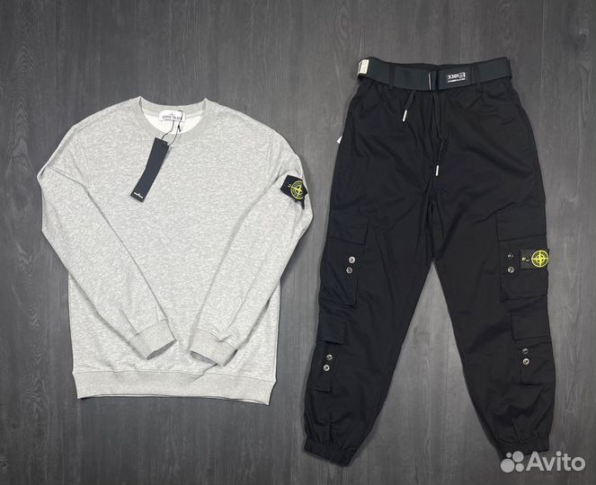 Костюм свитшот и джогеры Stone Island
