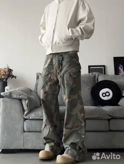 Джинсы y2k realtree camo cargo pants vetemens type