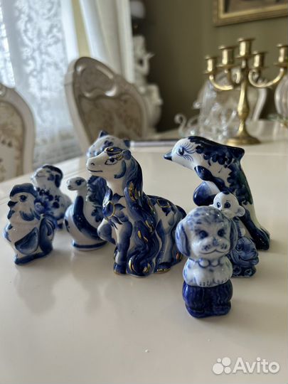 Фигурки гжель