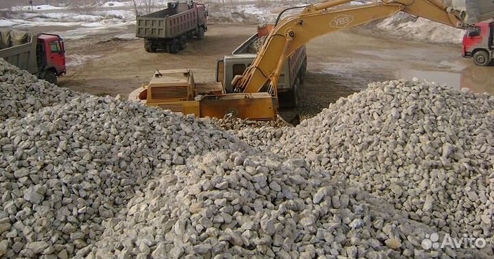 Щебень средний