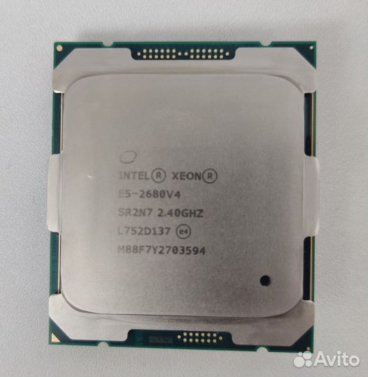 Процессор Xeon 2680V4 (14 ядер - 2,40 ггц)