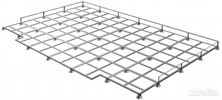 Основание (решетка) для зоны приземления прыжки в