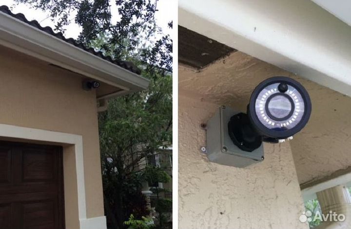 Камера видеонаблюдения с установкой