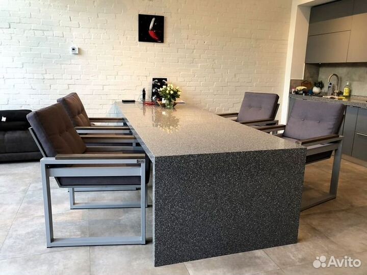 Столешница с мойкой, под заказ, из камня