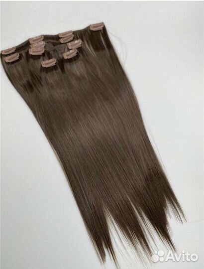 Волосы на заколках