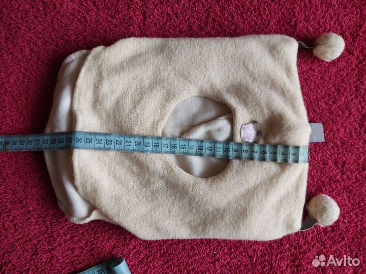 Шапка шлем для девочки зима