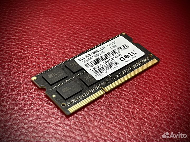 Память Geil SoDimm DDR3-1600 8Gb
