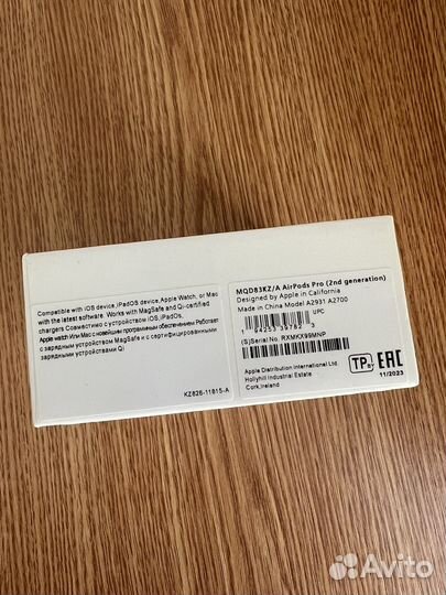 Беспроводные наушники apple airpods pro 2