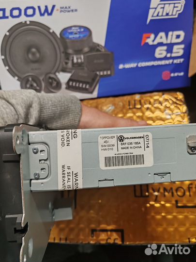 Магнитола volkswagen polo оригинальная