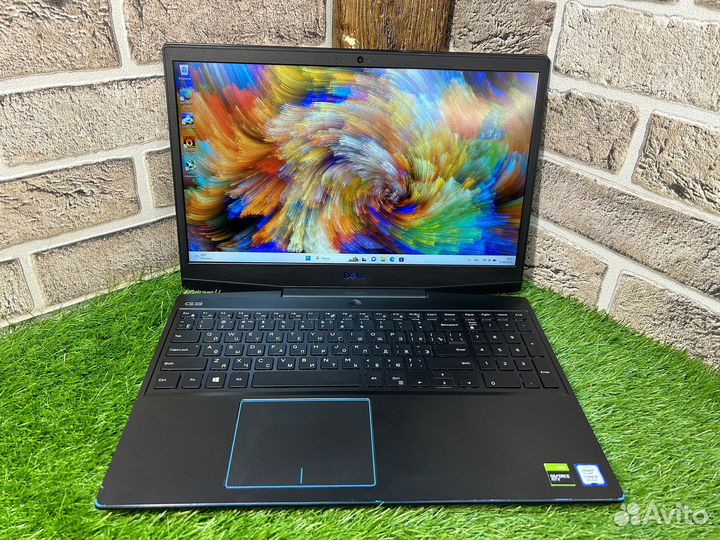 Игровой 8 ядер Dell i5-9300H/GTX1650/8/SSD+HDD