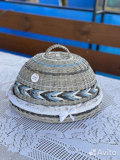 Хлебница плетёная